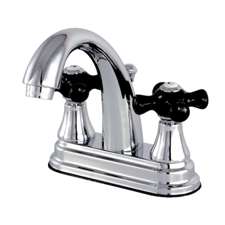 Kingston Brass KS7611PKX 4" Centerset Bathroom Faucet, Polished Chrome KS7611PKX